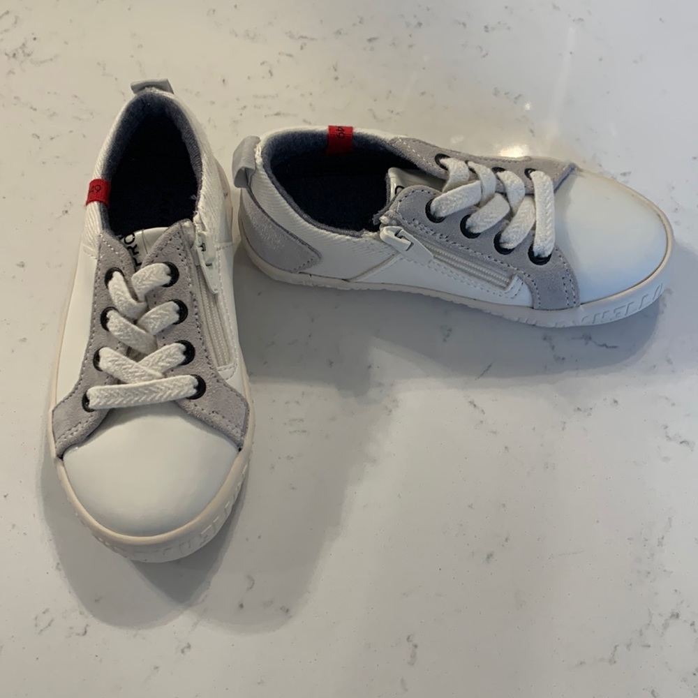 New Zara Tennis Shoes with Suede Back